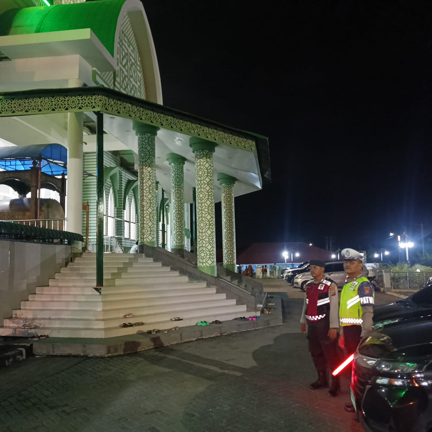 Polres Tebing Tinggi Adakan Patroli Disejumlah Masjid, Pastikan Ibadah Tarawih Aman dan Lancar