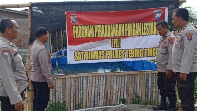 Dukung Program P2L, Polres Tebing Tinggi Lakukan Peninjauan Kolam Ikan Lele