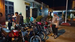 Patroli Polres Tebing Tinggi, 6 Sepeda Motor Terlibat Balap Liar Berhasil Diamankan