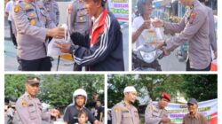 Baksos Ramadhan, Kapolres Tebing Tinggi Bersama Personel Bagikan Takjil ke Masyarakat