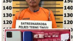 Gerebek Kamar Losmen, Sat Resnarkoba Polres Tebing Tinggi Ringkus Terduga Pengedar Sabu