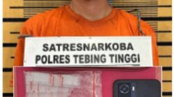 Pengedar Sabu Diringkus Sat Resnarkoba Polres Tebing Tinggi di Paya Mabar