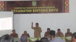 Bupati Sergai Sosialisasikan Kebijakan Daerah dan Strategi Peningkatan PBB-P2 2025 di Kecamatan Bintang Bayu